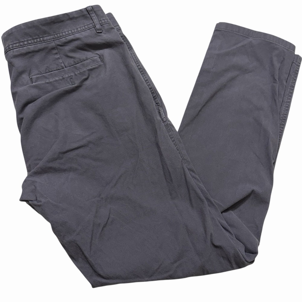 Bonobos Skinny Fit Chino Pants Gray Stretch Casual Men